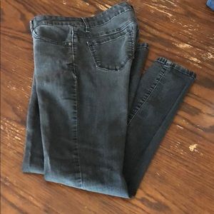 Aeropostale faded black skinny jeans size 7/8